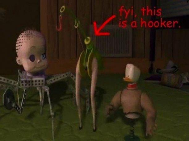 The Hooker in Toy Story