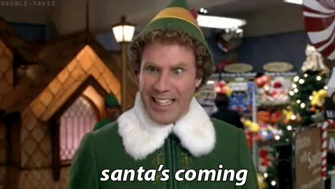 Elf - Santa's Coming GIF
