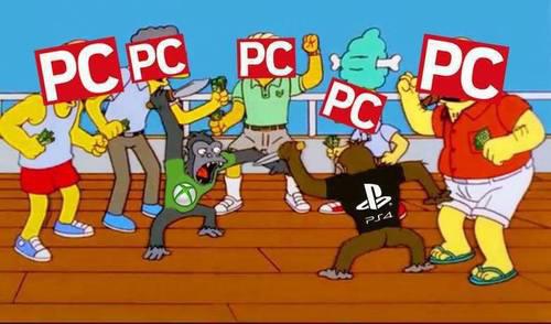 PC watches as Xbox One & PS4 Battle