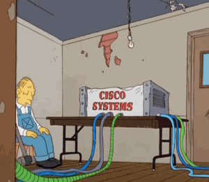 Simpsons on Cisco Systems