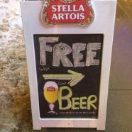 Stella Artois Free Beer