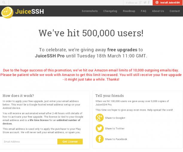 JuiceSSH Pro for Free