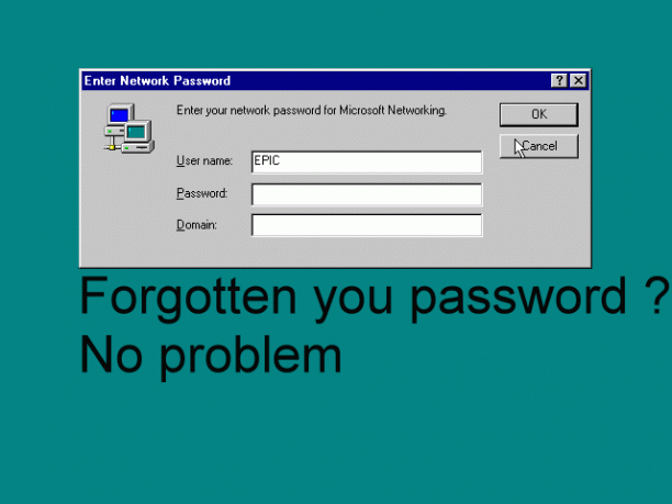 Enter Network Password