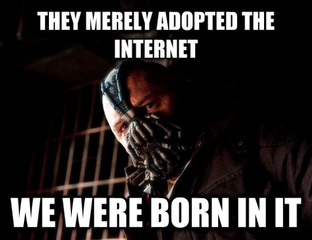 Bane Born in the Internet
