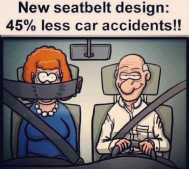 New Seatbelt Design Comic