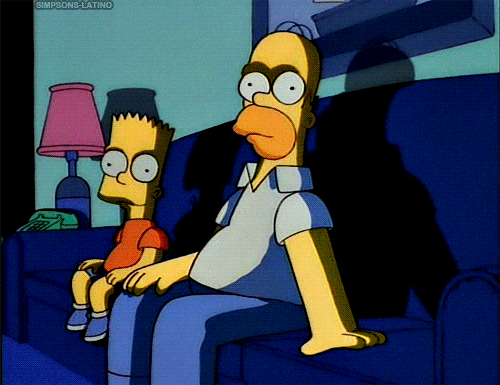 Homer Favorite Movie on Couch