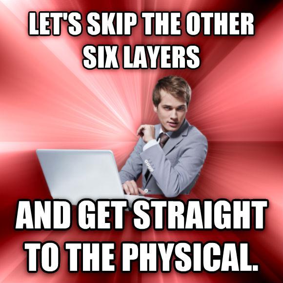 Let's Skip 6 OSI Layers