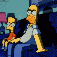 Homer Favorite Movie on Couch